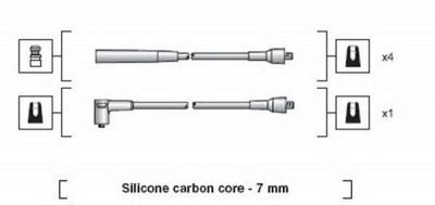 MAGNETI MARELLI 941318111249 -  Комплект проводов зажигания